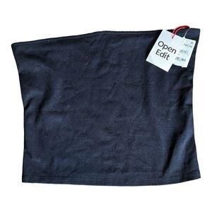 Open Edit black tube top size Small, New with Tags